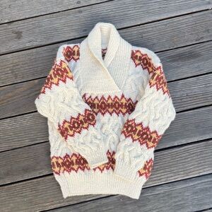 Vintage Chunky Wool Sweater M